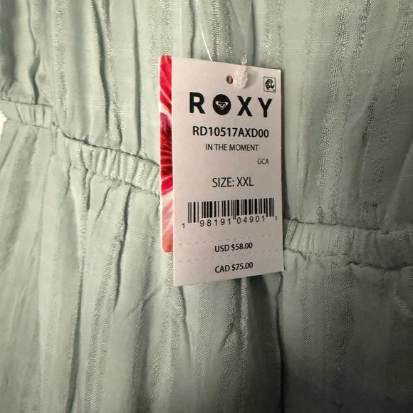 NWT Roxy Light Green Dress - Picture 6 of 6
